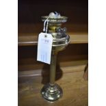 WITHDRAWN A Victorian style brass oil lamp base