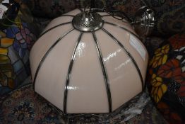 A moderm Tiffany style ceiling light fitting