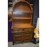 A reproduction Priory or Old Charm style dutch dresser
