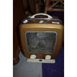 A vintage HMV fan heater (sold as collectors item)