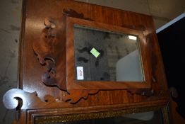 A 19th Century Chippendale style wall mirror, height approx. 44cm