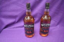 Two bottles of Whyte & Mackay Special Blended Scotch Whisky, 1 litre, 40%vol