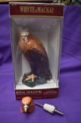 A Royal Doulton ceramic Golden Eagle decanter of Whyte & Mackay Whisky, 75cl, 40% vol, in original