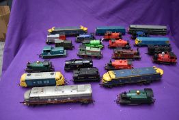 A collection of Triang, Hornby and similar 00 gauge Locomotives, Tank Engines, Shunters etc,