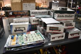 A collection of approx 40 Atlas Eddie Stobart Ltd diecasts including Articulated Wagons,