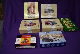 Seven Corgi (Swansea & China) diecast boxed sets including C91 Limited Edition, D13/1 Morris Minor