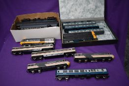 A collection of Hornby and similar 00 gauge Intercity 125 Power Cars, Dummy Cars and Coaches