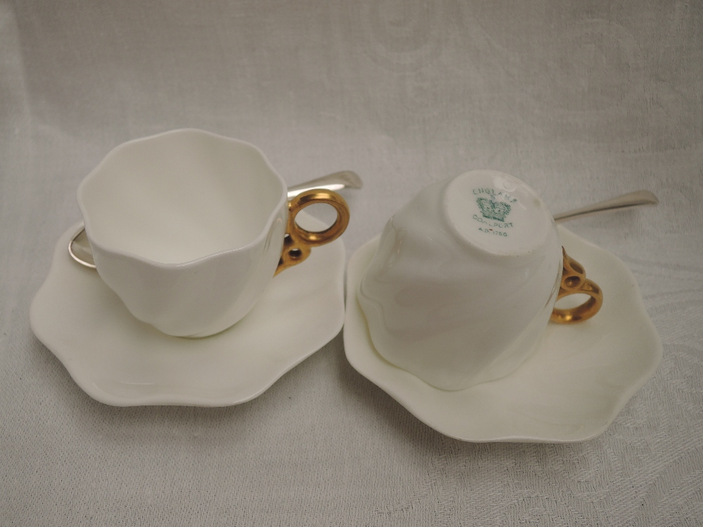 An Edwardian Elkington plate coffee for two presentation set, comprising small coffee pot of - Image 4 of 4