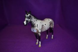 A Beswick study, Appaloosa Stallion, colourway two, model no 1772