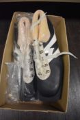 A pair of vintage Munari trainers as new in box unsure of size