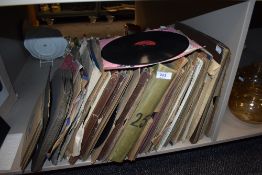 A large collection of shellac records, of classical interest and big band.