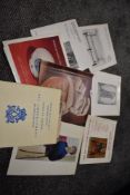 A small lot of vintage antique and silver sale catalogues.