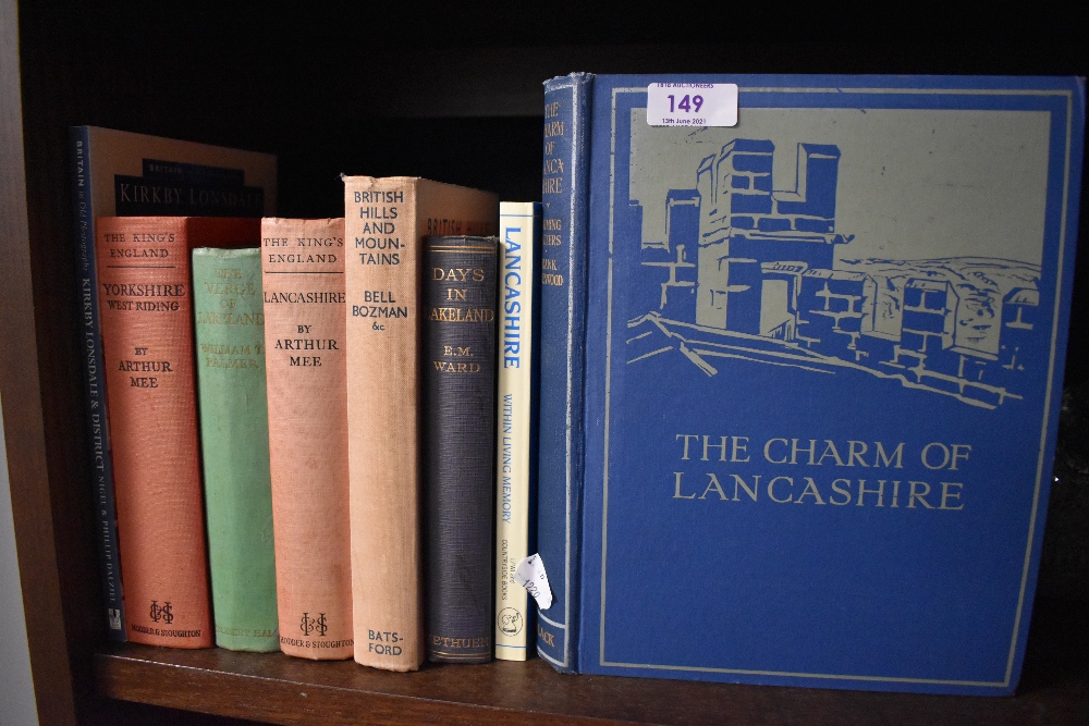 A selection of local interest volumes and reference books including Lancashire and Lakeland