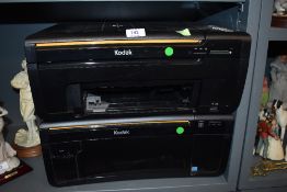 A kodak scanner and a printer