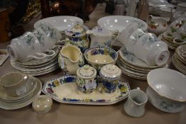 A selection of tea cups and saucers including Royal Stafford and Masons