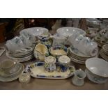 A selection of tea cups and saucers including Royal Stafford and Masons