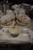 A selection of tea cups and saucers including Ringtons