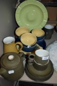 A selection of tea and table wares including Denby