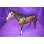 A Beswick study, Large Racehorse, brown, model no 1564