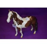 A Beswick study, Pinto Pony, skewbald, first version, model no 1373