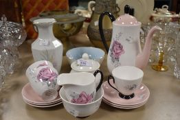 A part coffee service by Queen Anne in the fair lady design