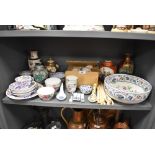 An assortment of predominantly vintage oriental and oriental styled ceramics, including Wilton