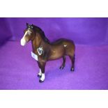 A Beswick study, Welsh Cob, standing, first version, brown, model no 1793