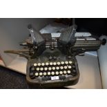 An Oliver typewriter model No. 9 complete in need of restoration