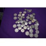 A collection of GB & World Silver Coins including Victoria, Edward & George, Edward includes