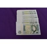 Thirty One consecutive Uncirculated D H F Somerset £1 Banknotes, serial numbers BY63 442867 to