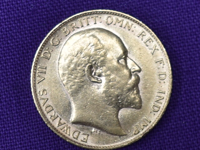 A 1908 Edward VII Gold Half Sovereign - Image 2 of 2