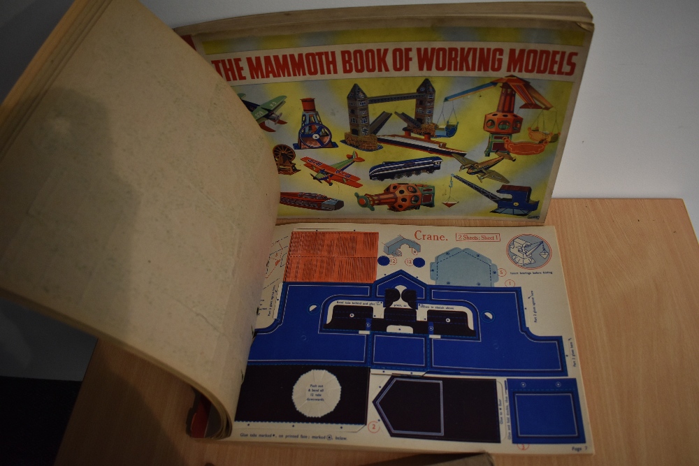 Children's. Two copies of - The Mammoth Book of Working Models. Published by Odhams Press Ltd. Circa - Image 3 of 5
