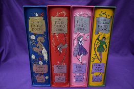 Folio Society. Fairy Books. Four from the series, comprising; Blue (2008); Red (2008); Pink (