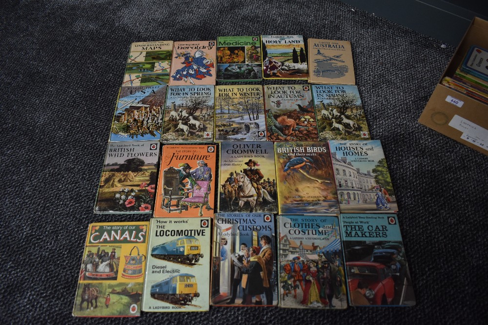 Children's. A small carton of Ladybird books. Fiction and Non-Fiction. Condition mixed. (35) - Image 2 of 2