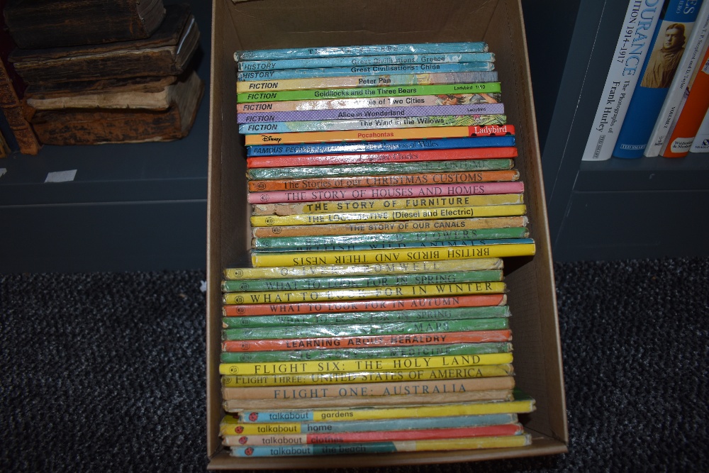 Children's. A small carton of Ladybird books. Fiction and Non-Fiction. Condition mixed. (35)