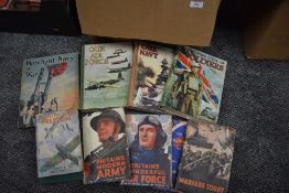 Military History and related. A carton. Includes; Churchill's Second World War (1948, US edition);