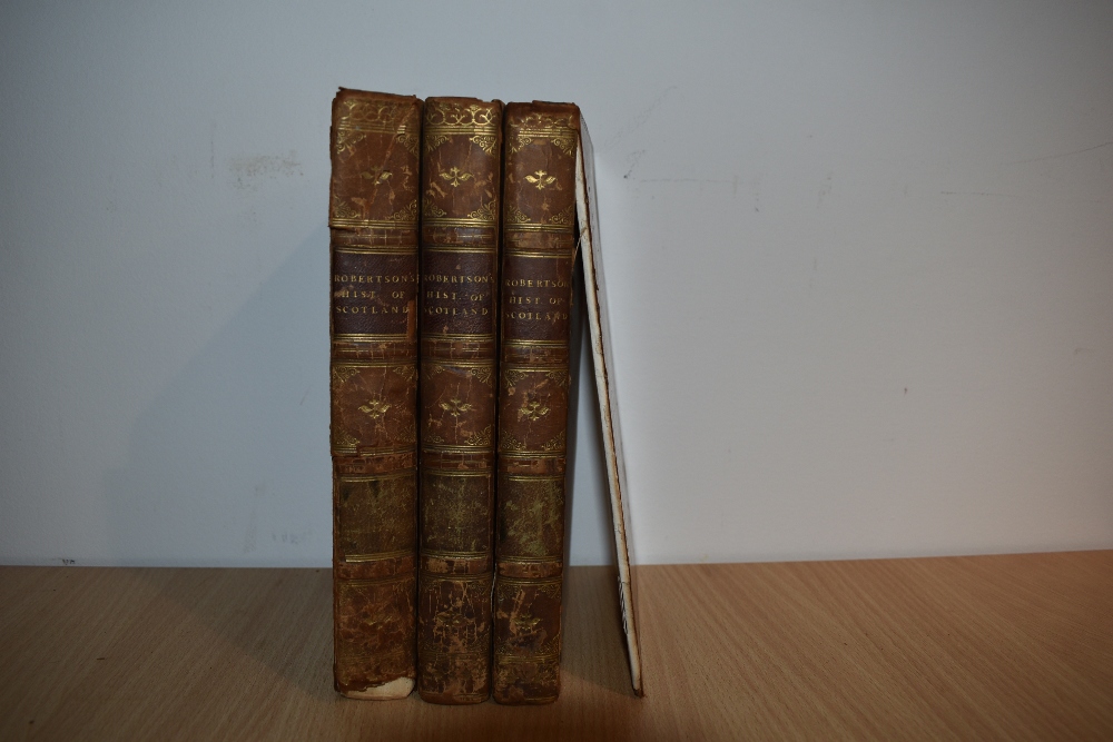 Antiquarian. Robertson, William - The History of Scotland, &c. Edinburgh: 1819. Three volumes.