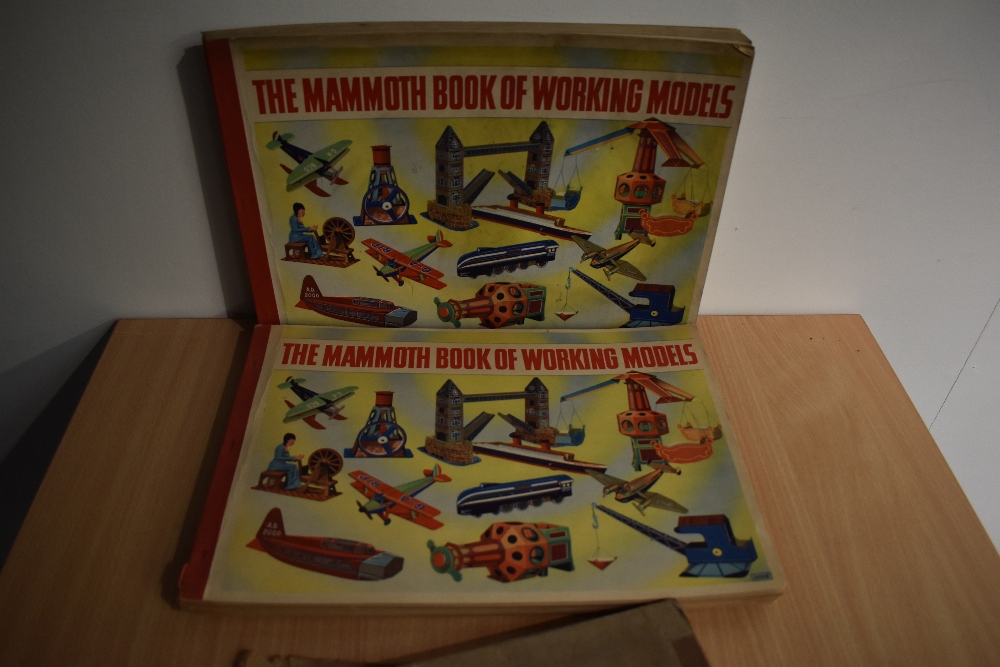 Children's. Two copies of - The Mammoth Book of Working Models. Published by Odhams Press Ltd. Circa