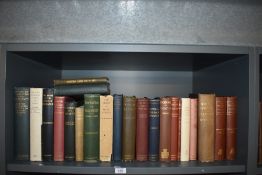 Economics and Financial History. A shelf. Includes; Smith's Wealth of Nations - the 1863 single