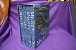 Art. Wildenstein, Daniel - Monet, or the Triumph of Impression. Taschen: 1996. Four volumes in