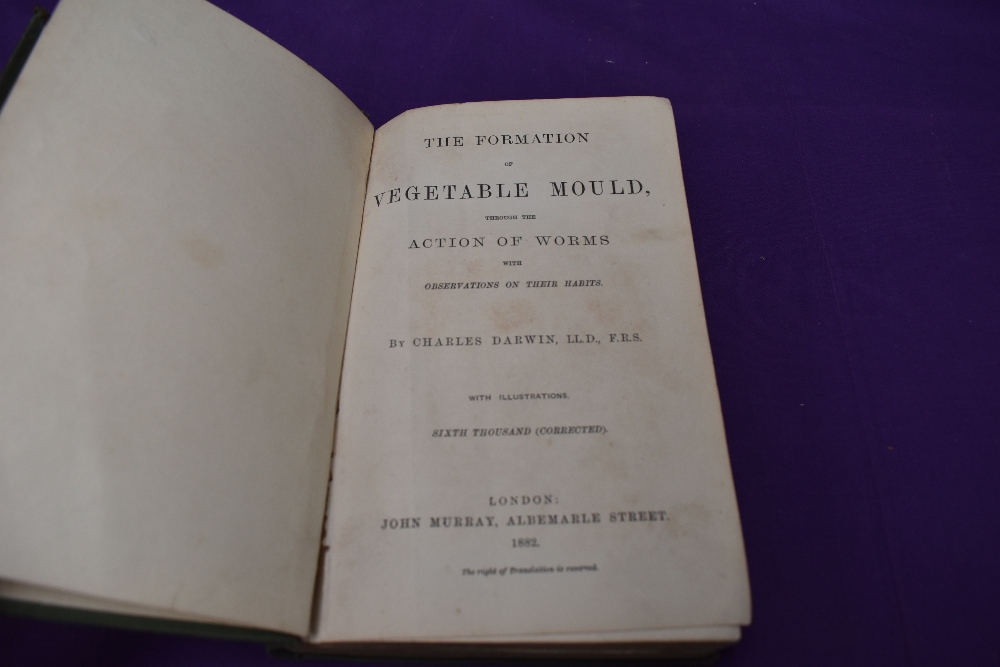 Natural History. Darwin, Charles - The Formation of Vegetable Mould, &c. London: John Murray, - Image 2 of 3