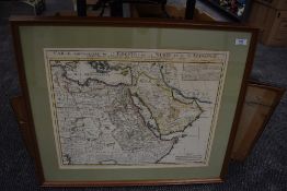 Reproduction Map. Carte Particuliere De L'Egypte, &c. Limited to 300 copies. Framed and glazed. (1)