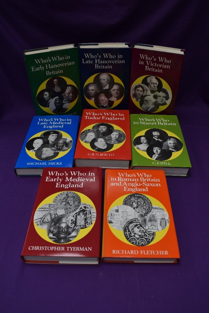 Historical Reference. Who's Who series published by Shepheard-Walwyn. Eight books, in d/w's. (8)