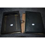 Two photograph albums containing a good quantity of antique photographs.