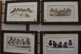 A selection of modern full colour prints of bird and ornithology interest