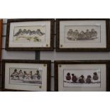 A selection of modern full colour prints of bird and ornithology interest