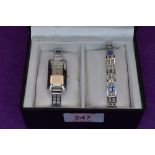 A cased watch set by Henley collection in the Rennie Mackintosh style