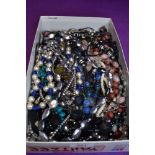 A large selection of fashion costume jewellery necklaces