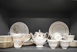A selection of tea services including Royal Doulton Rondo and Nanrich pottery