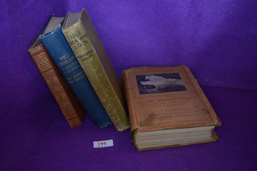 Four vintage books of fishing and Lakeland interest including Wild Lakeland by A Heaton Cooper,
